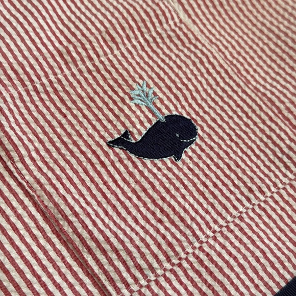 {CPC} Classic Prep | Seersucker Embroidered Whale Dress Red/White/Blue (4T) - Picture 8 of 15